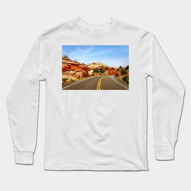 Utah Route State 12 Scenic Drive Long Sleeve T-Shirt by Gestalt Imagery